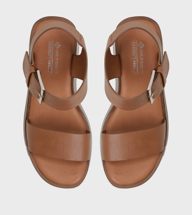 MERISA Ankle Strap Wedge Sandals