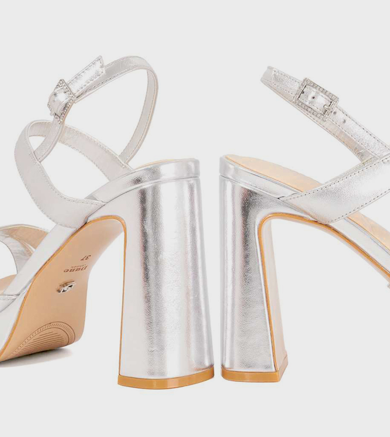 MESSER Open Toe Block Heel Sandals