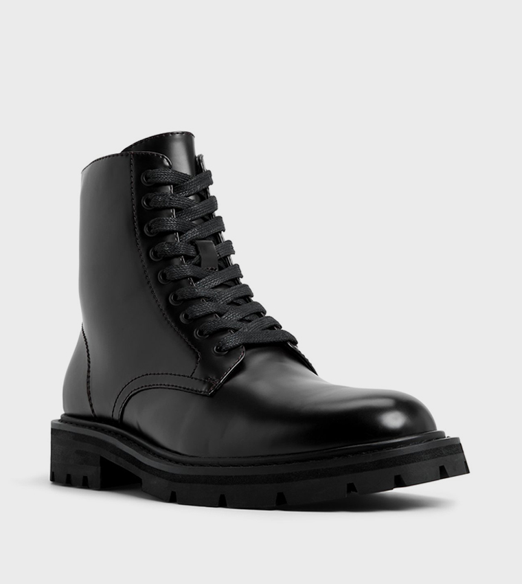 METZGER Lace-Up Ankle Boots