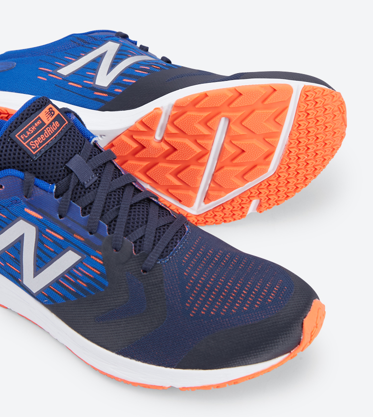 Flash RN3 SeedRide Lace-Up Running Shoes - Navy