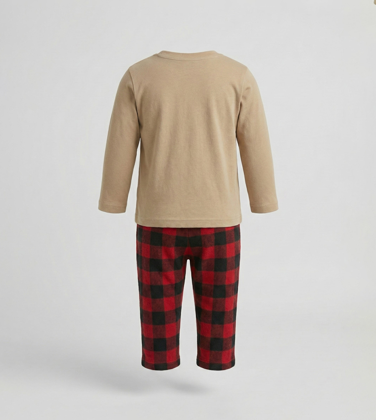 Printed Long Sleeves Pyjama Set