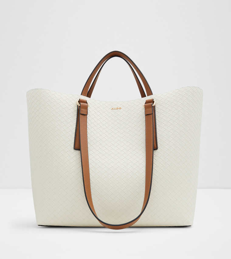 Buy Aldo MIALIA Logo Detail Tote Bag In Beige | 6thStreet Kuwait