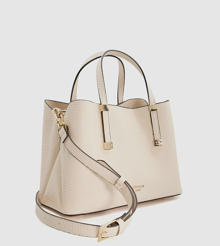 Mididorrie Croc Textured Tote Bag