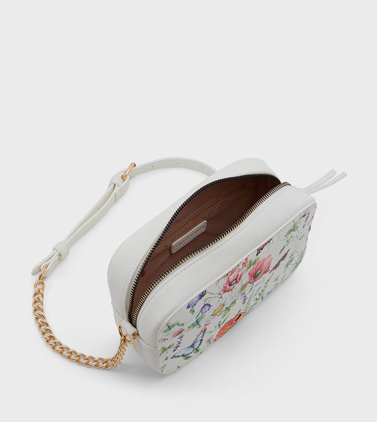 Kate spade white sling bag clearance