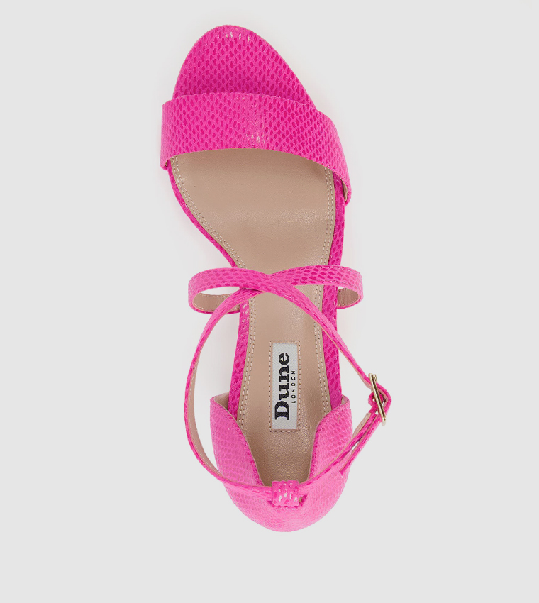 Buy Dune London MIGHT Gem Embellished Block Heel Sandals In Pink |  6thStreet Qatar