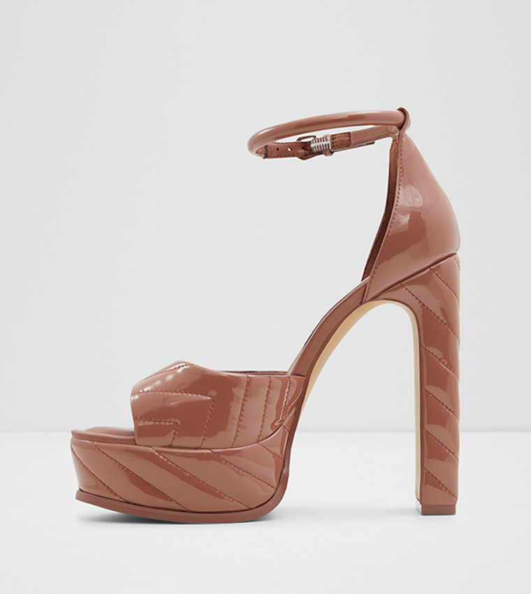 Milena Ankle Belt High Heeled Sandals-Pillow Walk Collections 