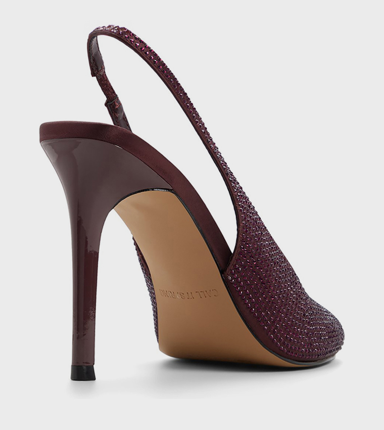 MILENAA Peep Toe Heel Sandals