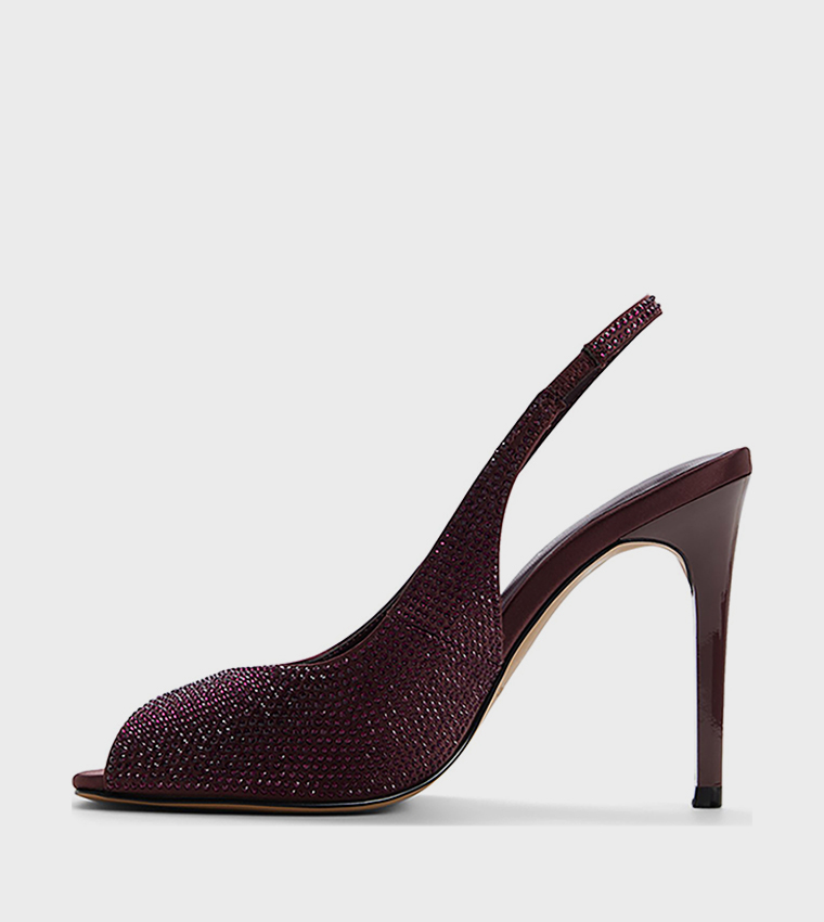 MILENAA Peep Toe Heel Sandals