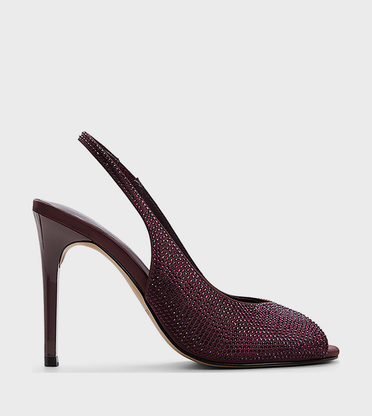 MILENAA Peep Toe Heel Sandals