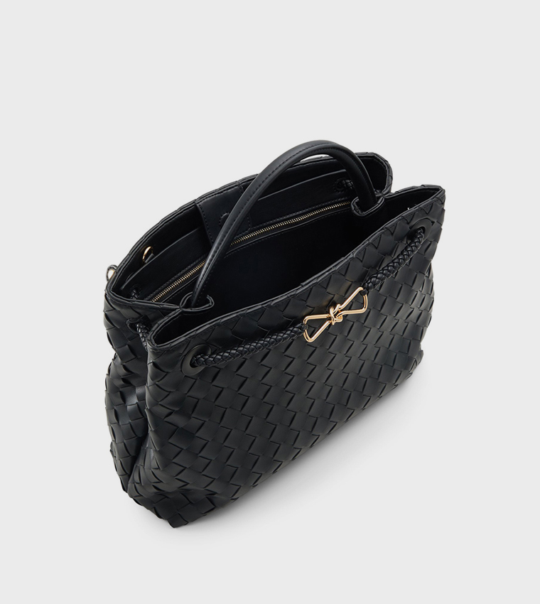 MIRABEL Braided Tote Bag