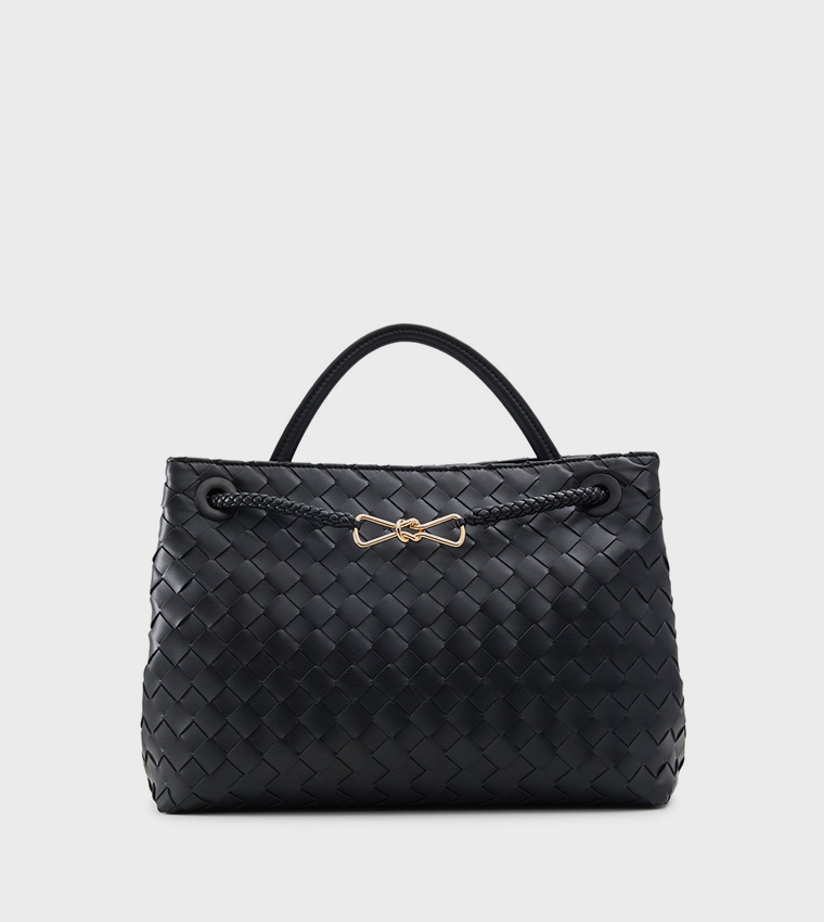 MIRABEL Braided Tote Bag