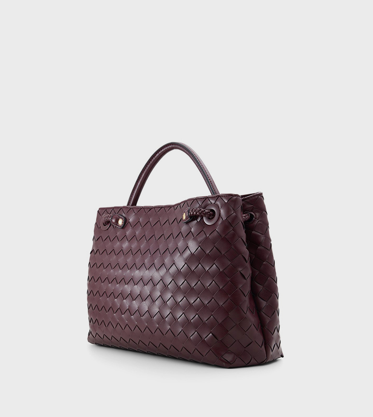 MIRABEL Braided Tote Bag