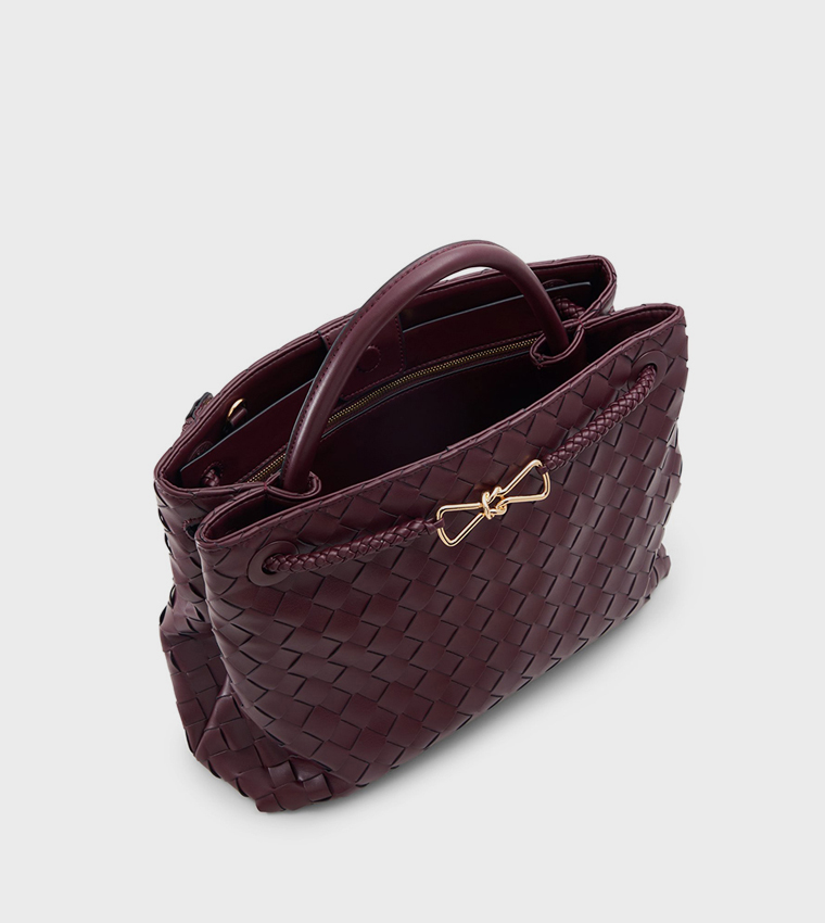 MIRABEL Braided Tote Bag