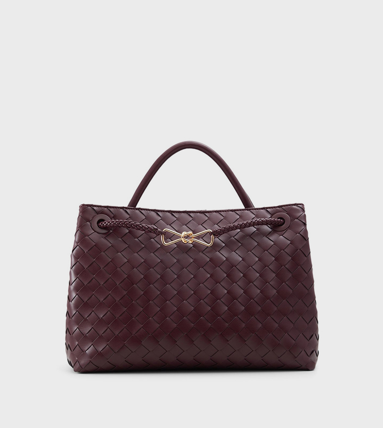MIRABEL Braided Tote Bag