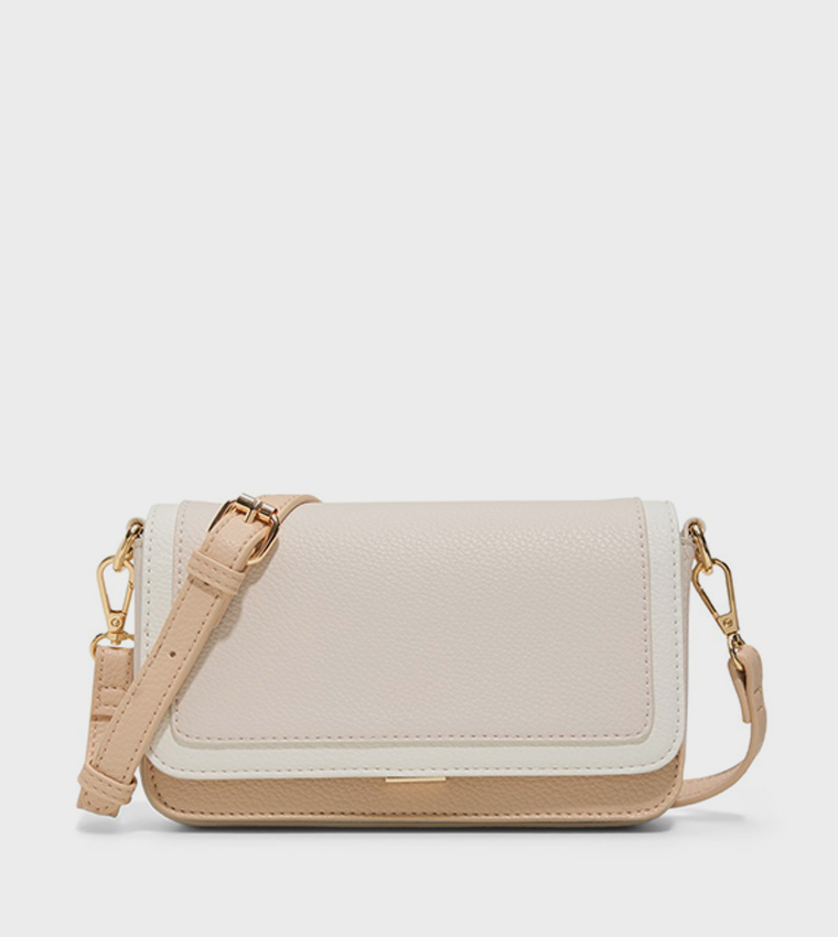 MIRABELA Color Block Crossbody Bag