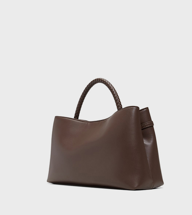 MIRABELLAA Braided Strap Handheld Bag