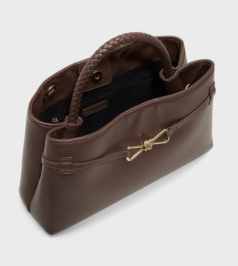 MIRABELLAA Braided Strap Handheld Bag