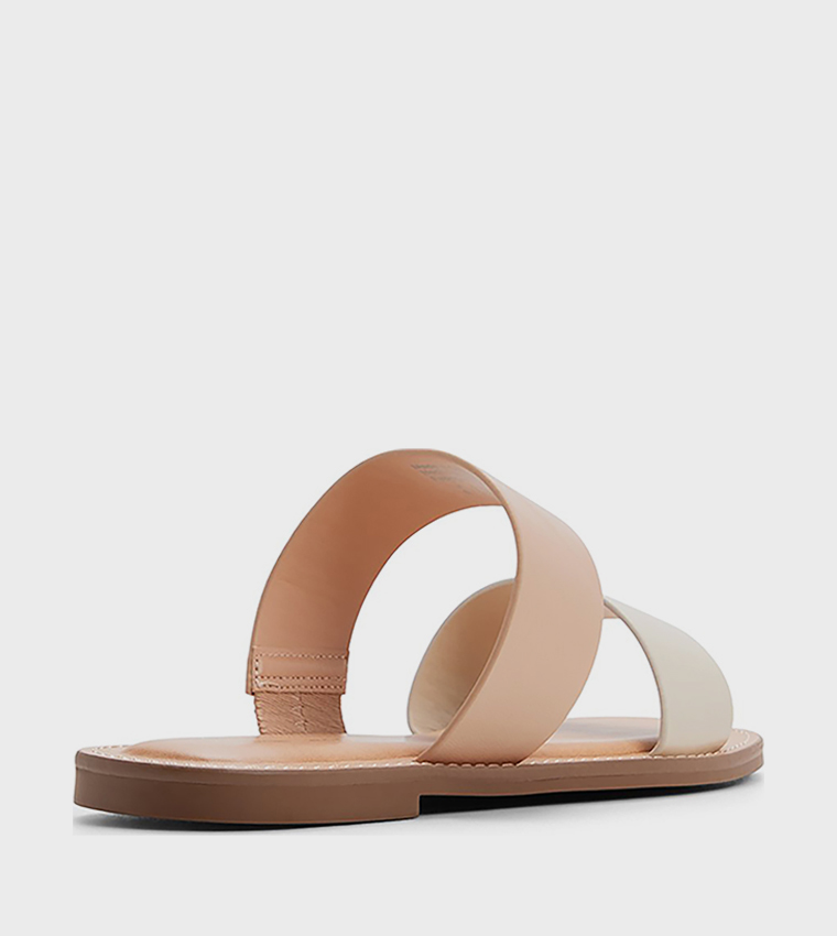 MIRAE Open Toe Flat Sandals