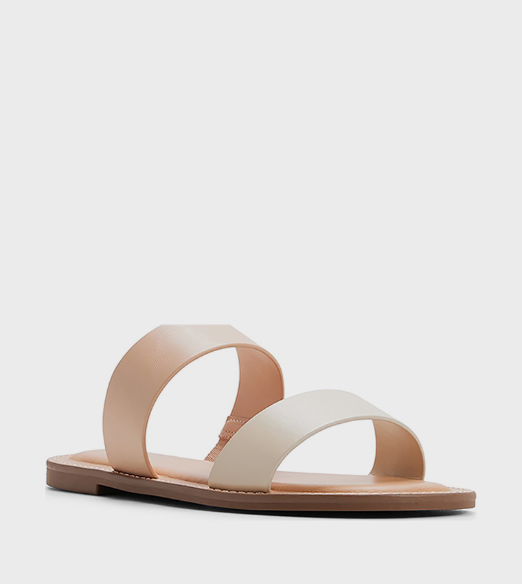 MIRAE Open Toe Flat Sandals