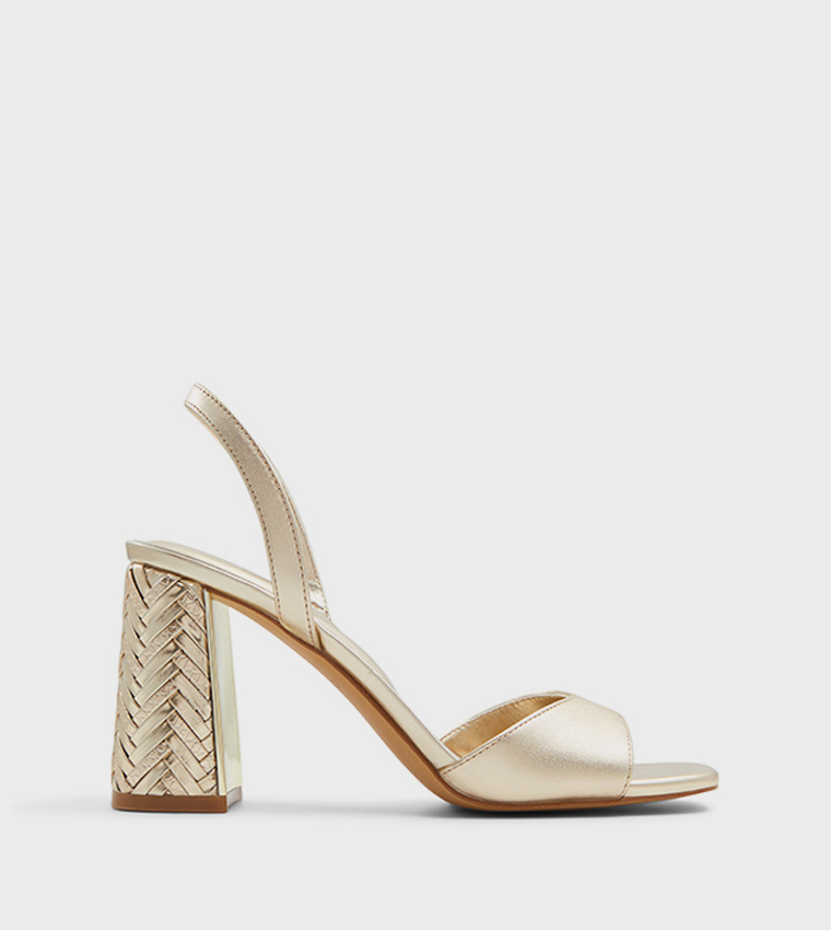 MIRALE Open Toe Slingback Heel Sandals