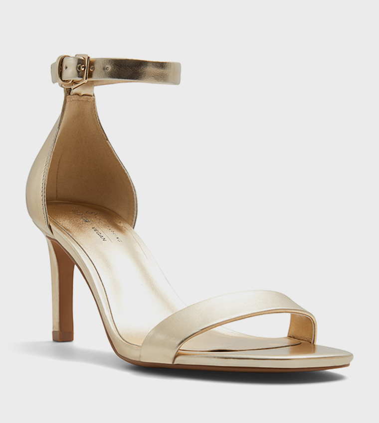 Buy Call It Spring MIRELLAA Ankle Strap Heel Sandals In Gold 6thStreet Saudi Arabia