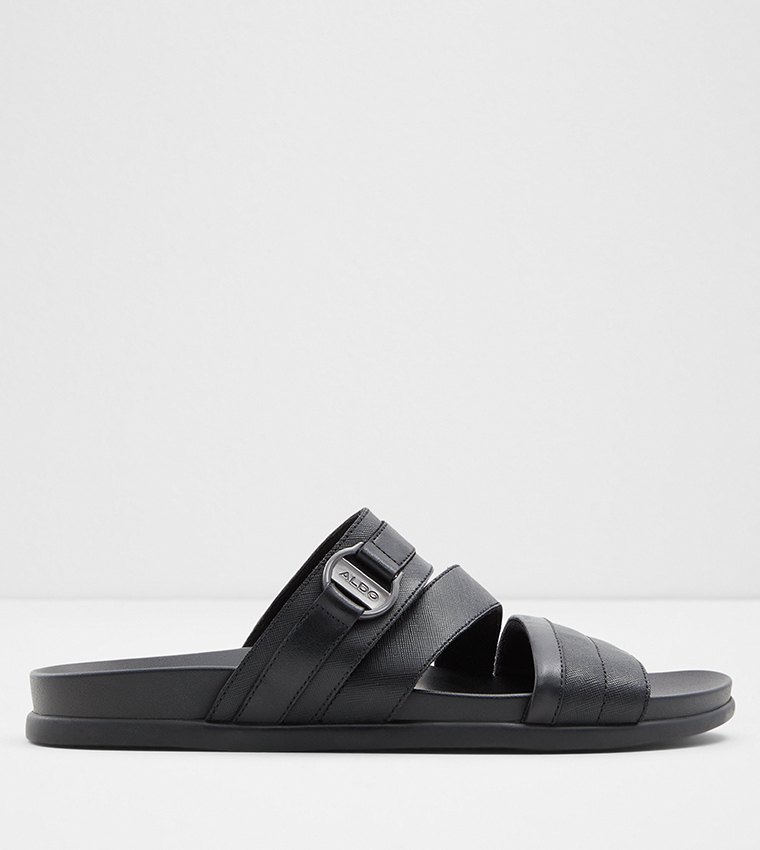 Black sales casual sandals