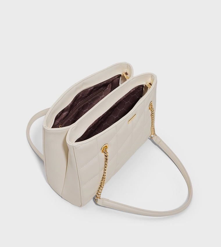 MIROEDE Quilted Convertible Shoulder Bag