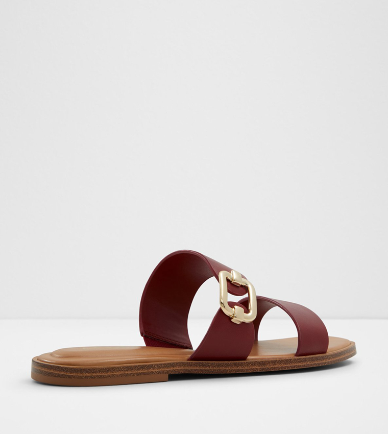 MIRYHAR Double Strap Flat Sandals