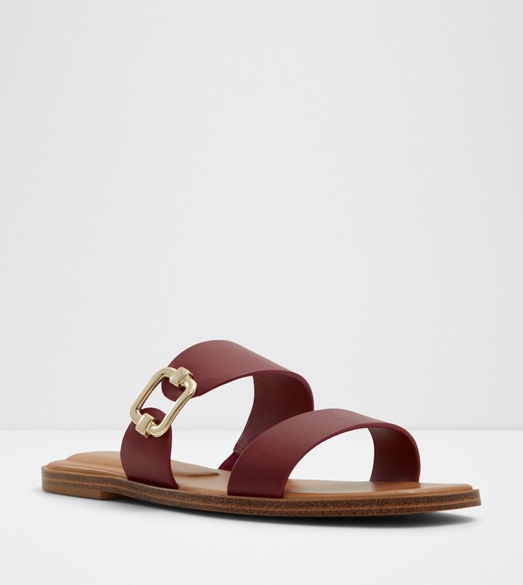 MIRYHAR Double Strap Flat Sandals