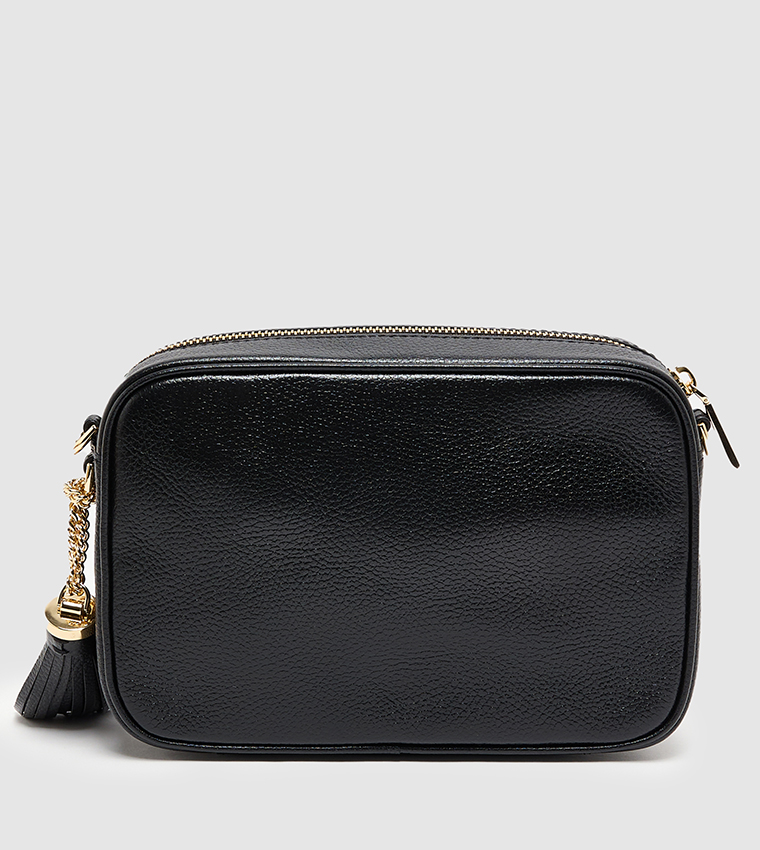 Logo Metal Tassel Detail Camera Bag