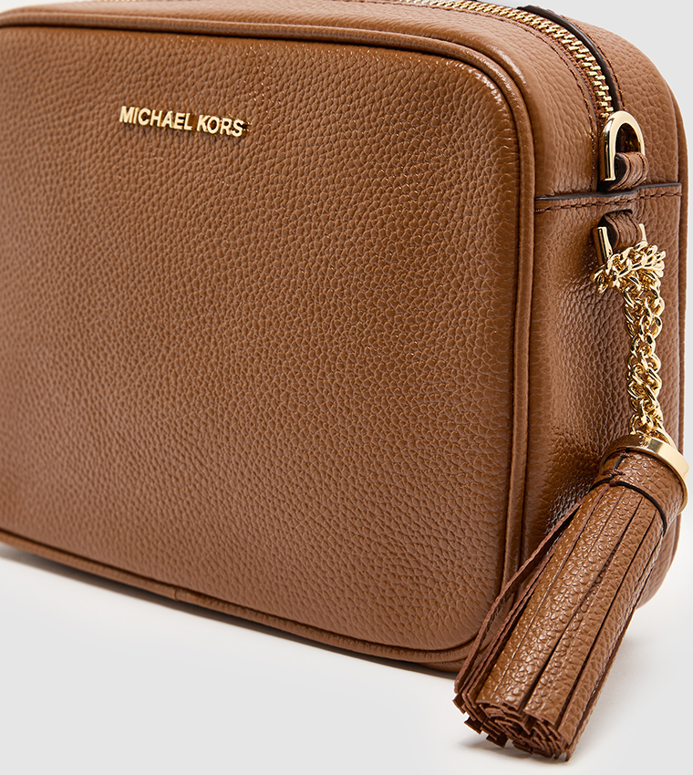 Logo Metal Tassel Detail Camera Bag