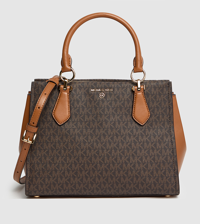 MARILYN Monotype Printed Satchel Bag