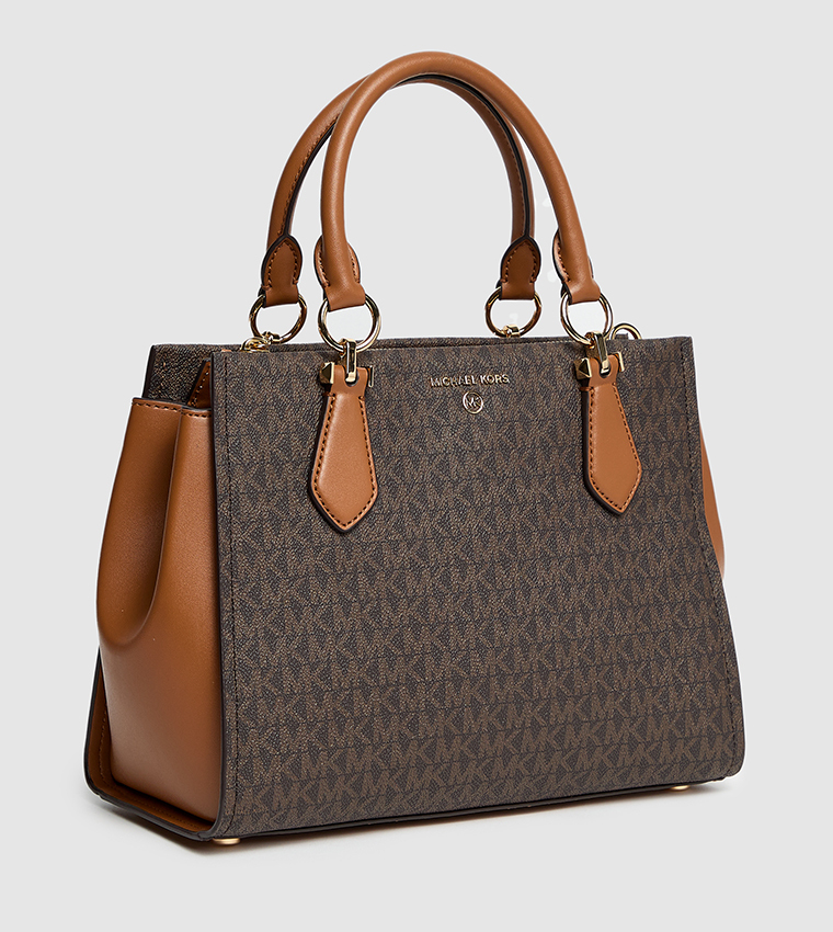 MARILYN Monotype Printed Satchel Bag