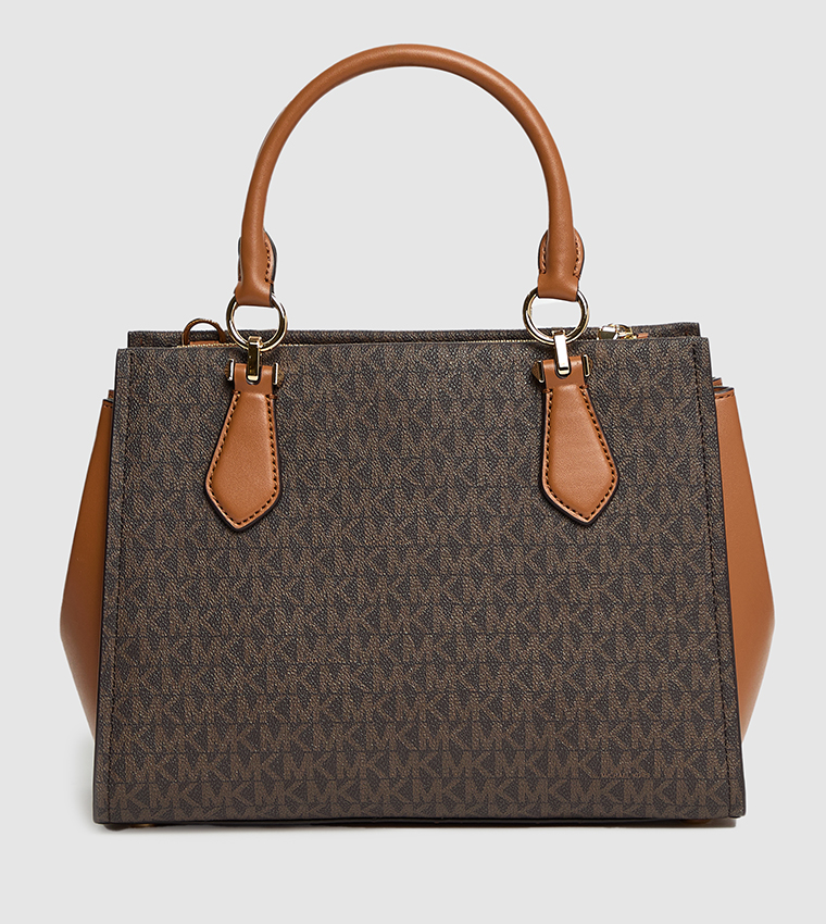 MARILYN Monotype Printed Satchel Bag