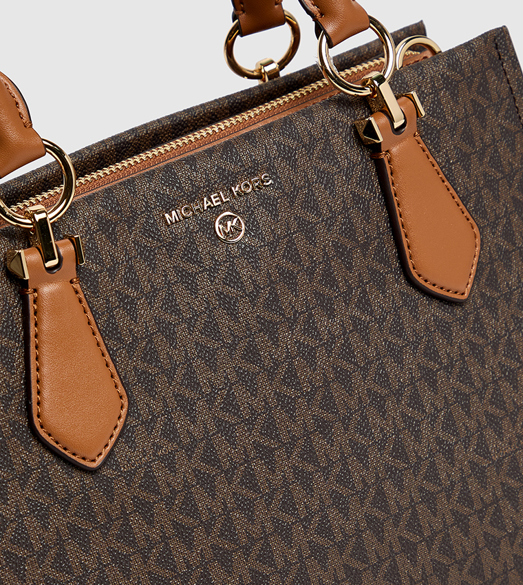 MARILYN Monotype Printed Satchel Bag