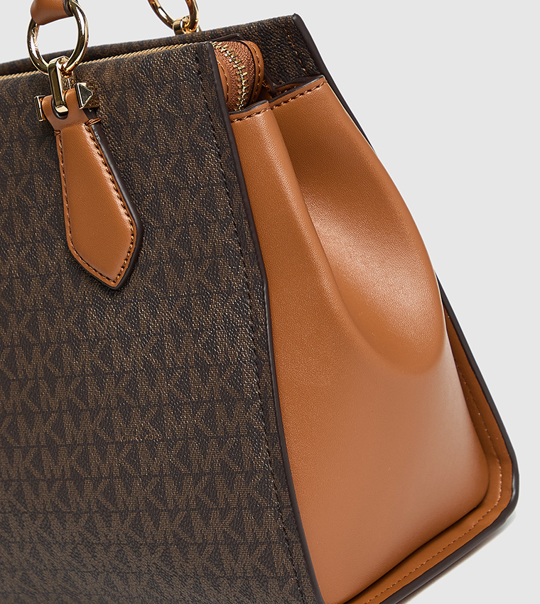 MARILYN Monotype Printed Satchel Bag