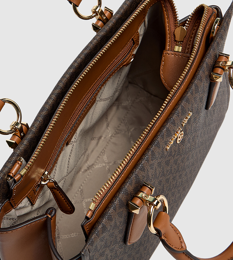 MARILYN Monotype Printed Satchel Bag