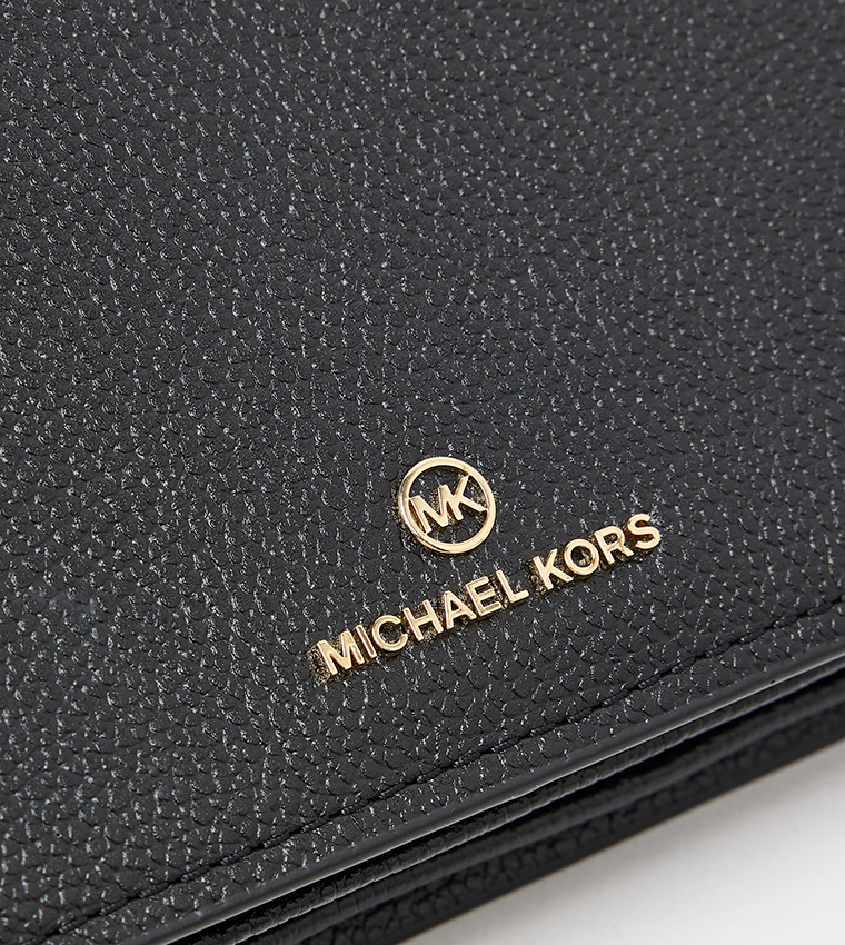 Textured Flap Crossbody Bag