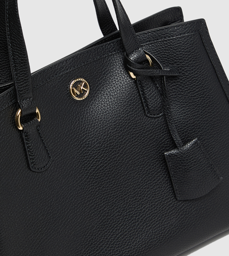 Textured Satchel Bag