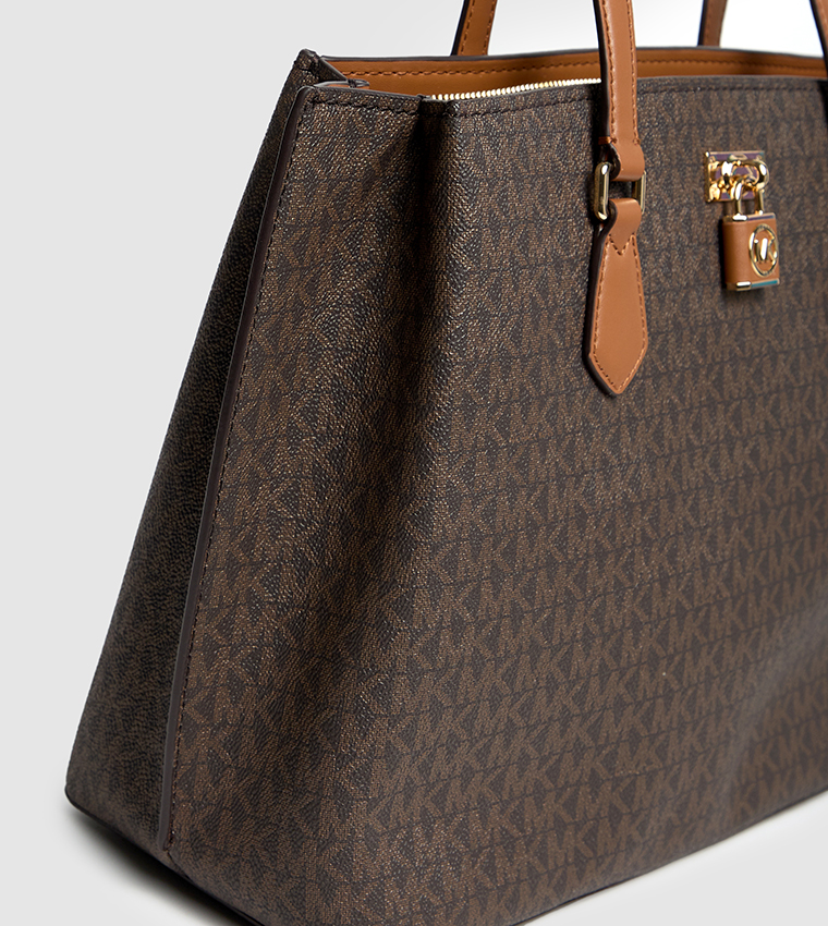 Monotype Printed Tote Bag