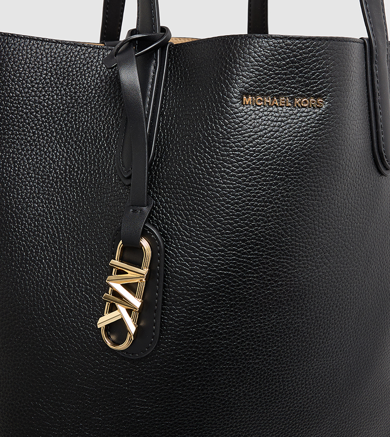 ELIZA Textured Tote Bag with Card Holder