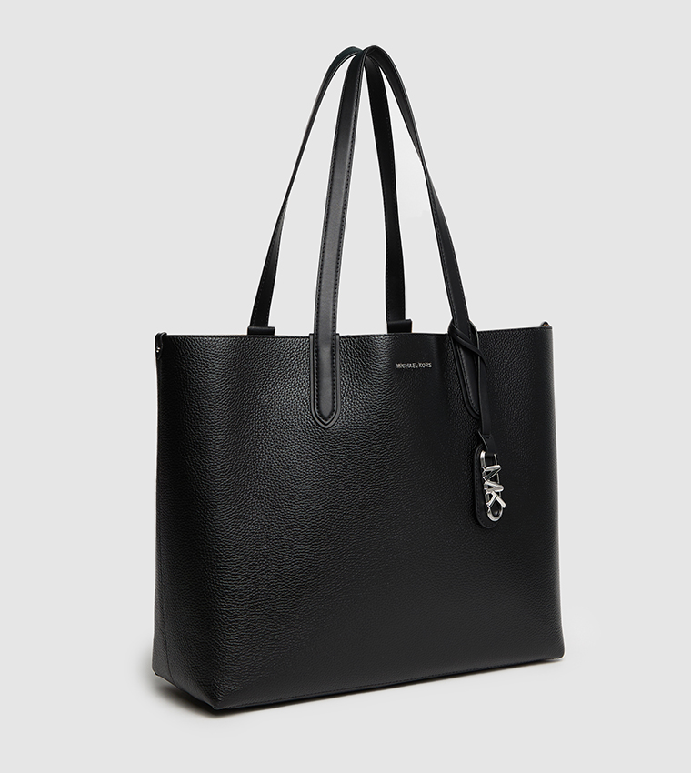 ELIZA Textured Tote Bag with Card Holder