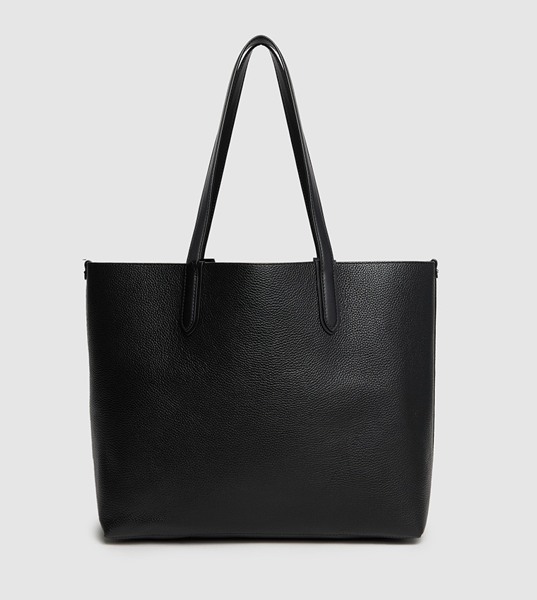 ELIZA Textured Tote Bag with Card Holder