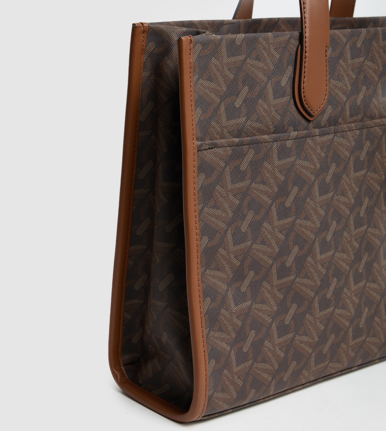 Monotype Printed Tote Bag