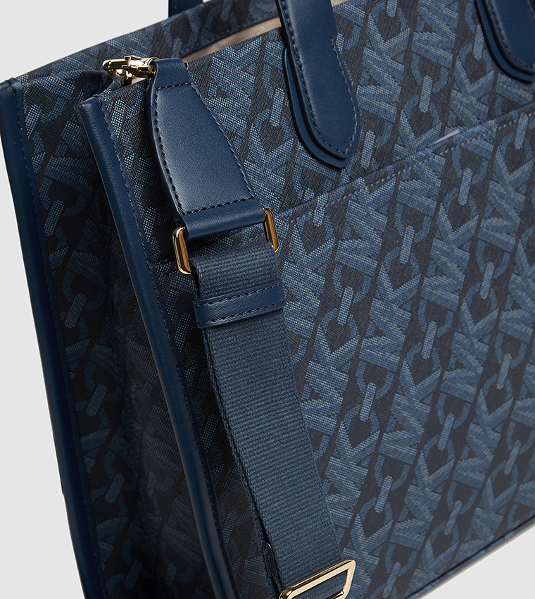Monotype Printed Tote Bag