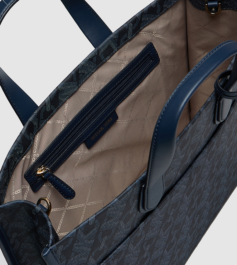 Monotype Printed Tote Bag