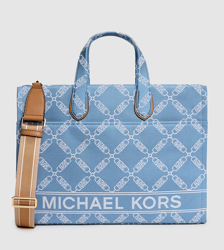 Kors Tote Bag Michael Kors Handbags Blue And White MICHAEL KORS