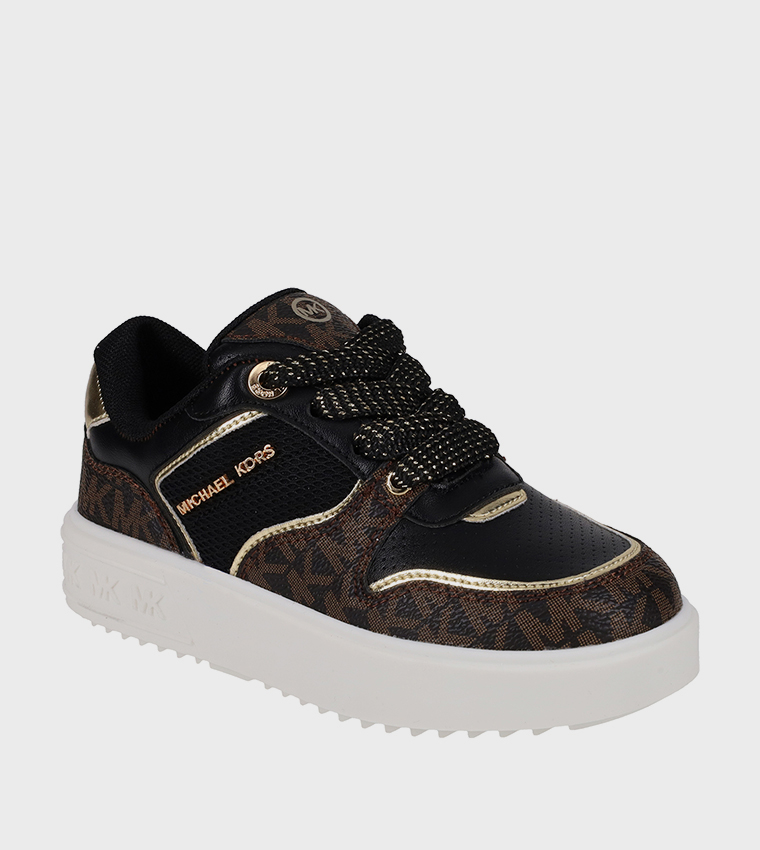 EMMET RUMI Monogram Low-Top Sneakers