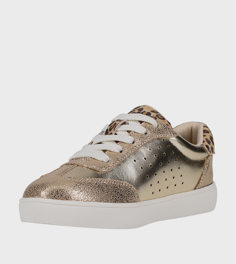 JEM SCOTTY Textured Low-Top Sneakers