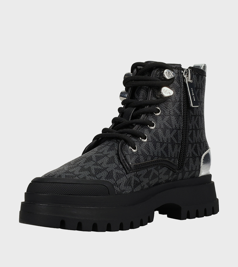 PAYTON Monogram Chunky Boots